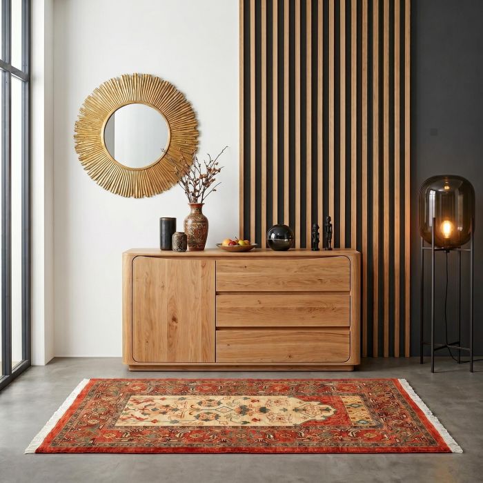 handgeknüpfter Orienteppich Ghadimi aus Persien Maß 168x108 cm