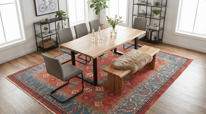 handgeknüpfter Orienteppich Ghadimi aus Persien Maß 298x264 cm