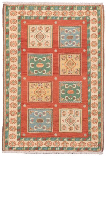 Bild von Afschar-Tabii aus Persien in der Größe 143 x 100 cm