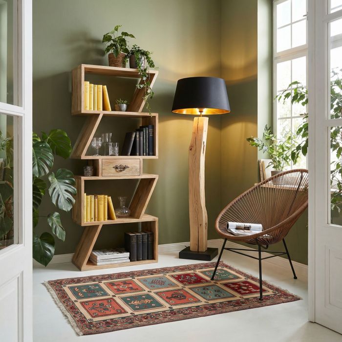 handgewebter Sumackkelim Afschar-Tabii aus Persien Maß 117x74 cm