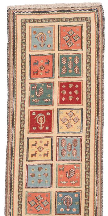 Bild von Afschar-Tabii aus Persien in der Größe 285 x 80 cm