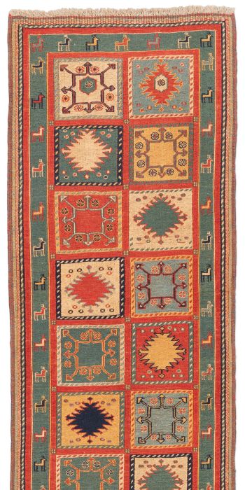 Bild von Afschar-Tabii aus Persien in der Größe 297 x 80 cm