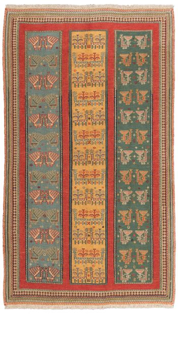 Bild von Afschar-Tabii aus Persien in der Größe 162 x 93 cm