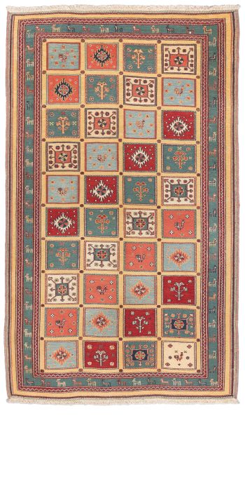 Bild von Afschar-Tabii aus Persien in der Größe 231 x 140 cm