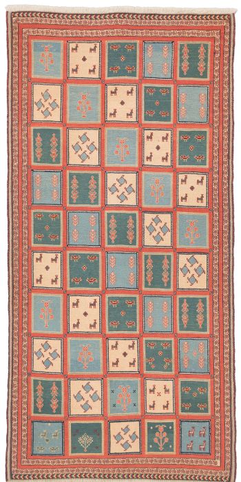 Bild von Afschar-Tabii aus Persien in der Größe 260 x 127 cm