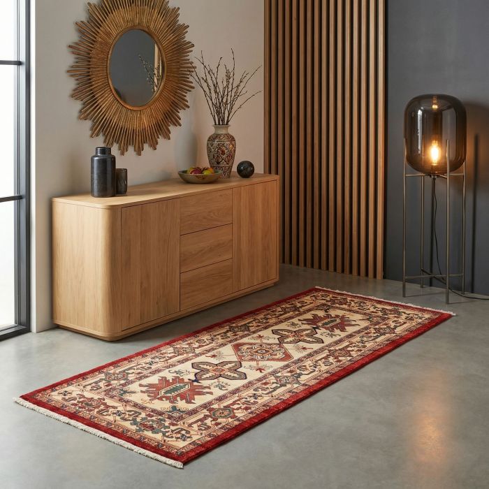 handgeknüpfter Orienteppich Ghadimi aus Persien Maß 215x89 cm