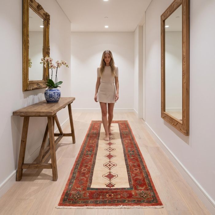 handgeknüpfter Orienteppich Ghadimi aus Persien Maß 275x93 cm