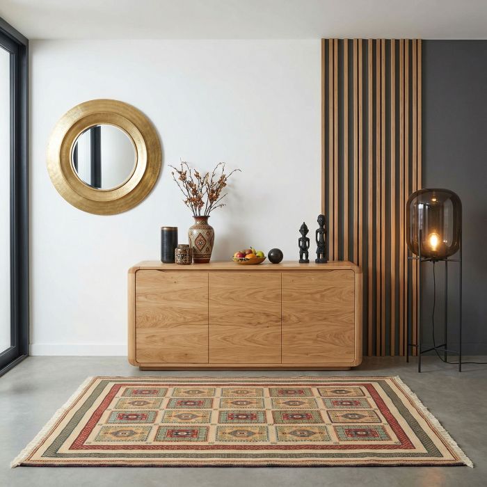 handgewebter Sumackkelim Afschar-Tabii aus Persien Maß 150x106 cm