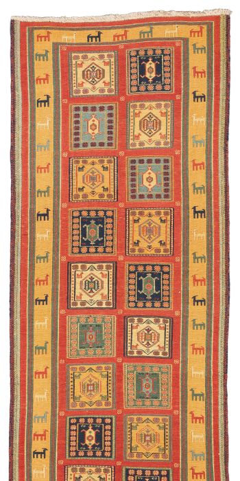 Bild von Afschar-Tabii aus Persien in der Größe 193 x 80 cm