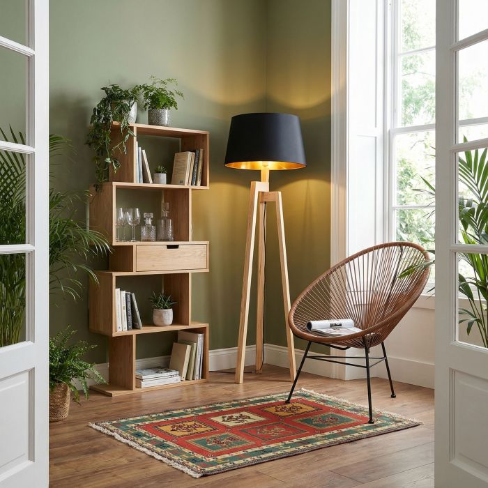 handgewebter Sumackkelim Afschar-Tabii aus Persien Maß 113x77 cm