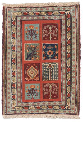 Bild von Afschar-Tabii aus Persien in der Größe 88 x 64 cm