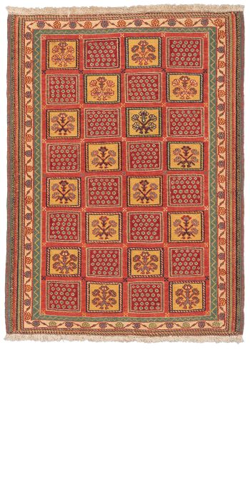 Bild von Afschar-Tabii aus Persien in der Größe 112 x 80 cm