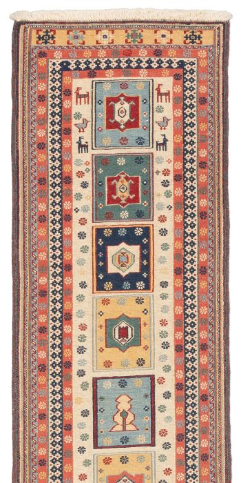 Bild von Afschar-Tabii aus Persien in der Größe 192 x 57 cm