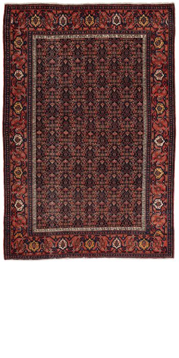 Bild von Senneh aus Persien in der Größe 197 x 135 cm