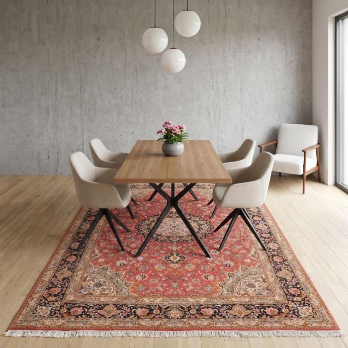 handgeknüpfter Orienteppich Täbriz aus Persien Maß 353x248 cm
