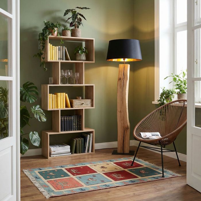 handgewebter Sumackkelim Afschar-Tabii aus Persien Maß 110x70 cm