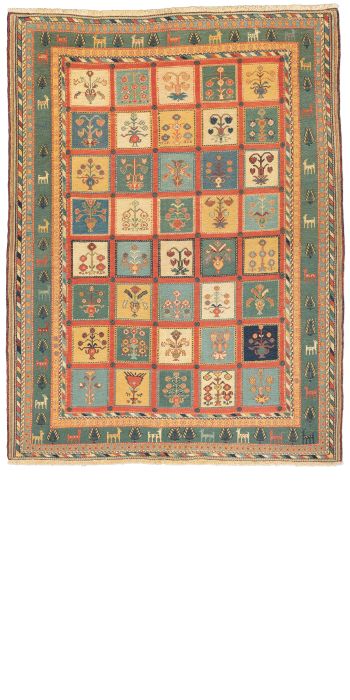 Bild von Afschar-Tabii aus Persien in der Größe 220 x 168 cm