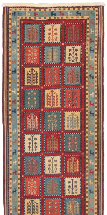 Bild von Afschar-Tabii aus Persien in der Größe 196 x 80 cm