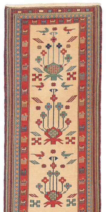 Bild von Afschar-Tabii aus Persien in der Größe 235 x 79 cm