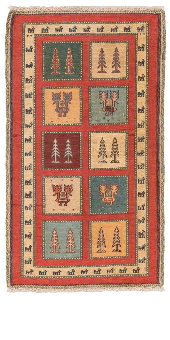 Bild von Afschar-Tabii aus Persien in der Größe 112 x 65 cm