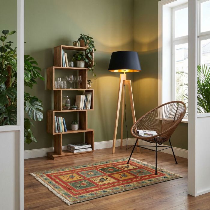 handgewebter Sumackkelim Afschar-Tabii aus Persien Maß 112x78 cm