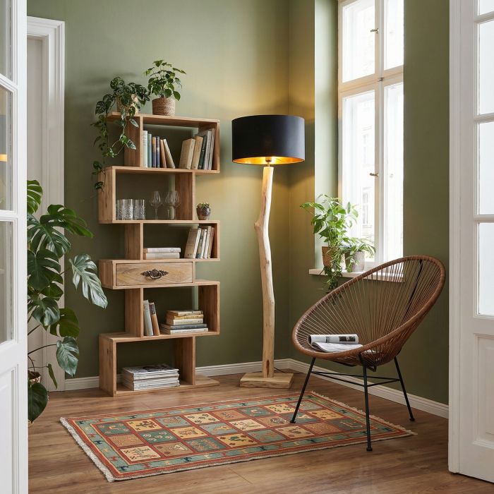 handgewebter Sumackkelim Afschar-Tabii aus Persien Maß 120x80 cm