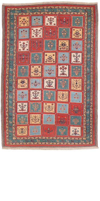 Bild von Afschar-Tabii aus Persien in der Größe 241 x 160 cm