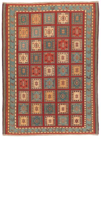 Bild von Afschar-Tabii aus Persien in der Größe 227 x 169 cm