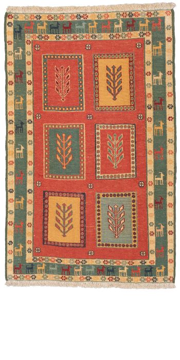 Bild von Afschar-Tabii aus Persien in der Größe 112 x 71 cm