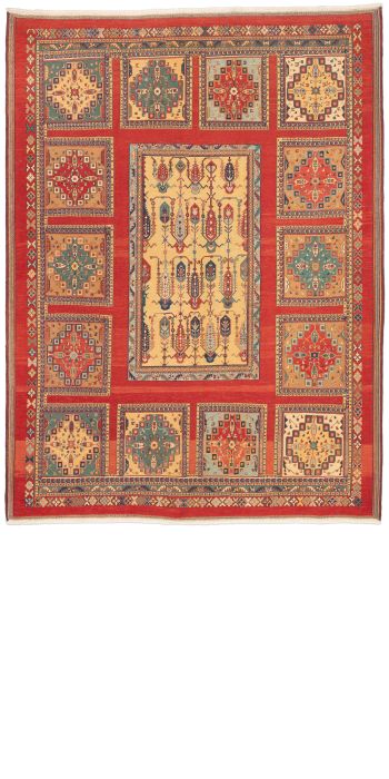 Bild von Afschar-Tabii aus Persien in der Größe 273 x 203 cm