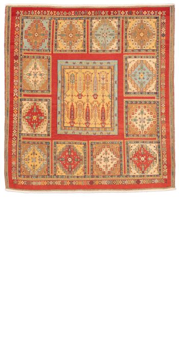 Bild von Afschar-Tabii aus Persien in der Größe 210 x 194 cm