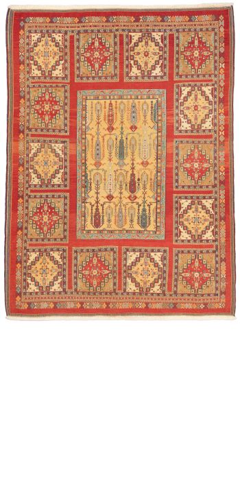 Bild von Afschar-Tabii aus Persien in der Größe 265 x 198 cm