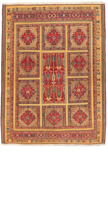 Bild von Afschar-Tabii aus Persien in der Größe 225 x 171 cm