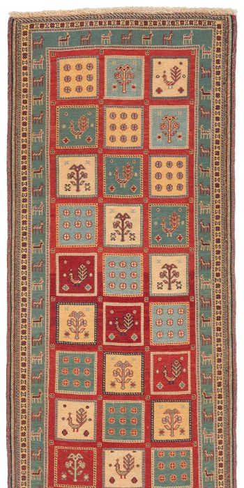 Bild von Afschar-Tabii aus Persien in der Größe 203 x 83 cm