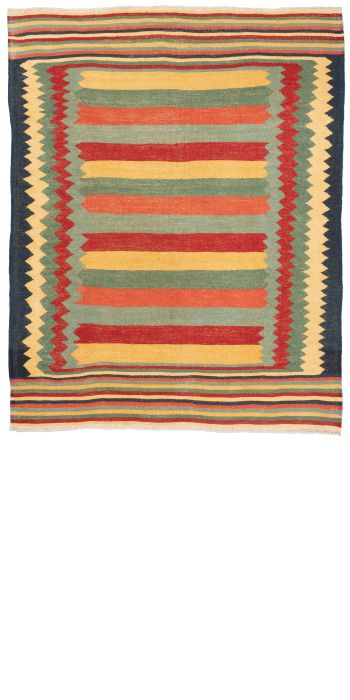 Bild von Afschar-Kamo aus Persien in der Größe 252 x 205 cm