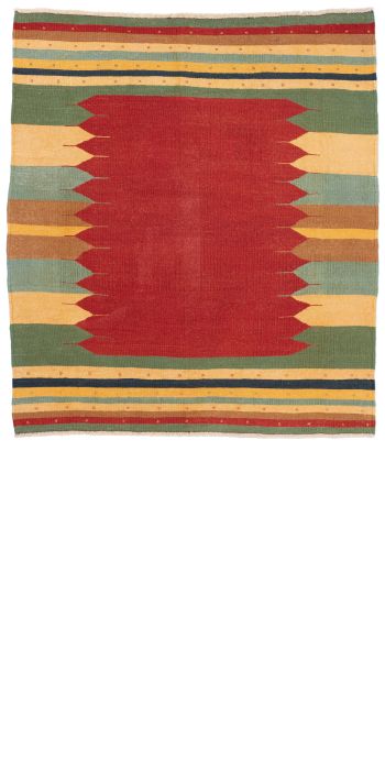 Bild von Afschar-Kamo aus Persien in der Größe 210 x 188 cm