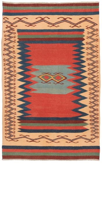 Bild von Afschar-Kamo aus Persien in der Größe 298 x 188 cm