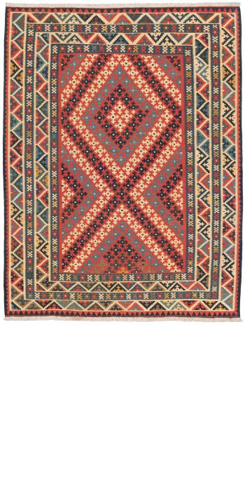 Bild von Gaschgai aus Persien in der Größe 202 x 160 cm