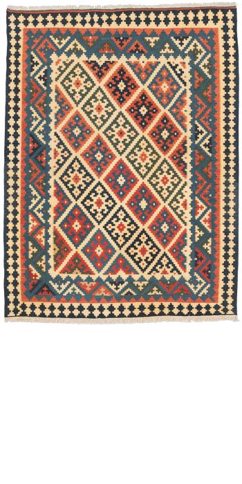 Bild von Gaschgai aus Persien in der Größe 207 x 155 cm