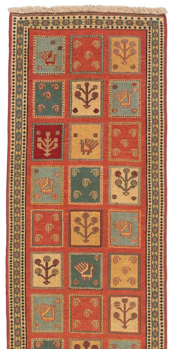 Bild von Afschar-Tabii aus Persien in der Größe 234 x 76 cm