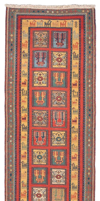 Bild von Afschar-Tabii aus Persien in der Größe 216 x 65 cm