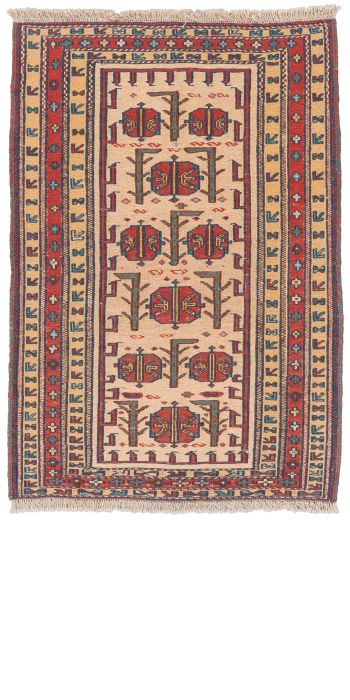 Bild von Afschar-Tabii aus Persien in der Größe 109 x 75 cm