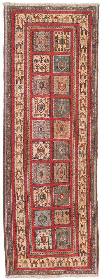 Bild von Afschar-Tabii aus Persien in der Größe 250 x 86 cm