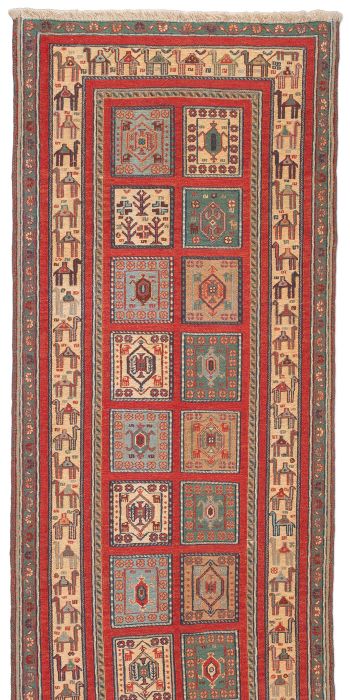 Bild von Afschar-Tabii aus Persien in der Größe 250 x 86 cm