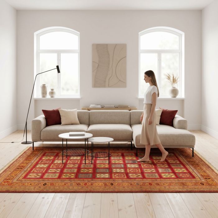 handgeknüpfter Teppich Nimbaft aus Persien Maß 292x203 cm