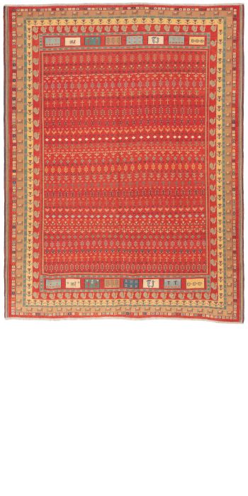 Bild von Afschar-Tabii aus Persien in der Größe 385 x 294 cm