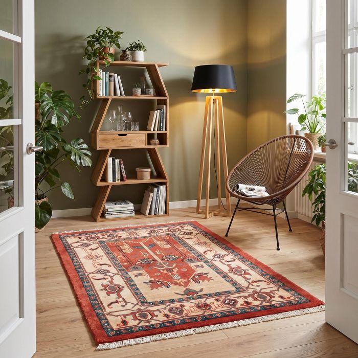 handgeknüpfter Orienteppich Ghadimi aus Persien Maß 154x104 cm
