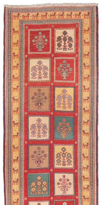 Bild von Afschar-Tabii aus Persien in der Größe 220 x 83 cm