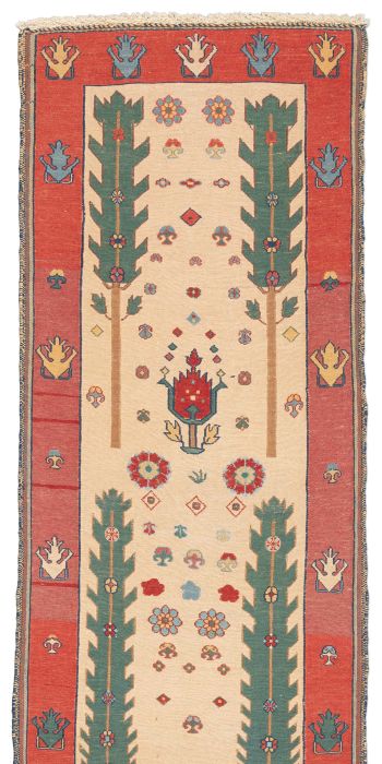 Bild von Afschar-Tabii aus Persien in der Größe 214 x 76 cm