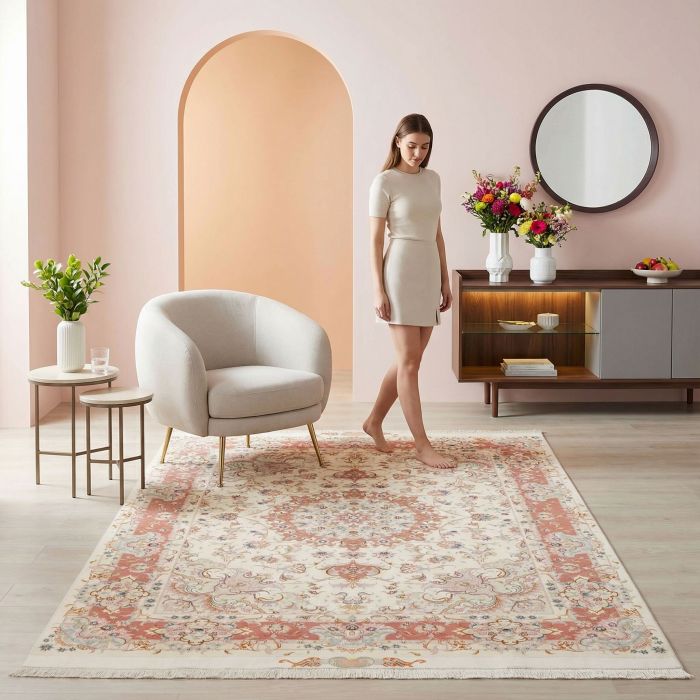 handgeknüpfter Orienteppich Täbriz aus Persien Maß 205x153 cm